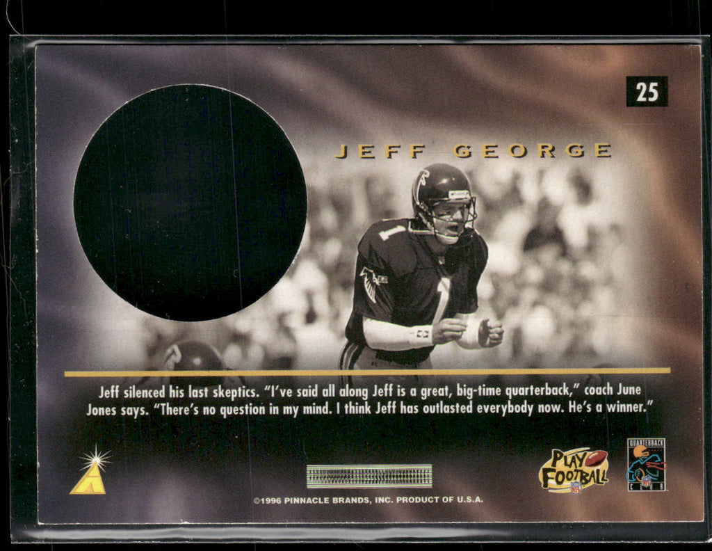 1996 Pinnacle Mint #25 Jeff George
