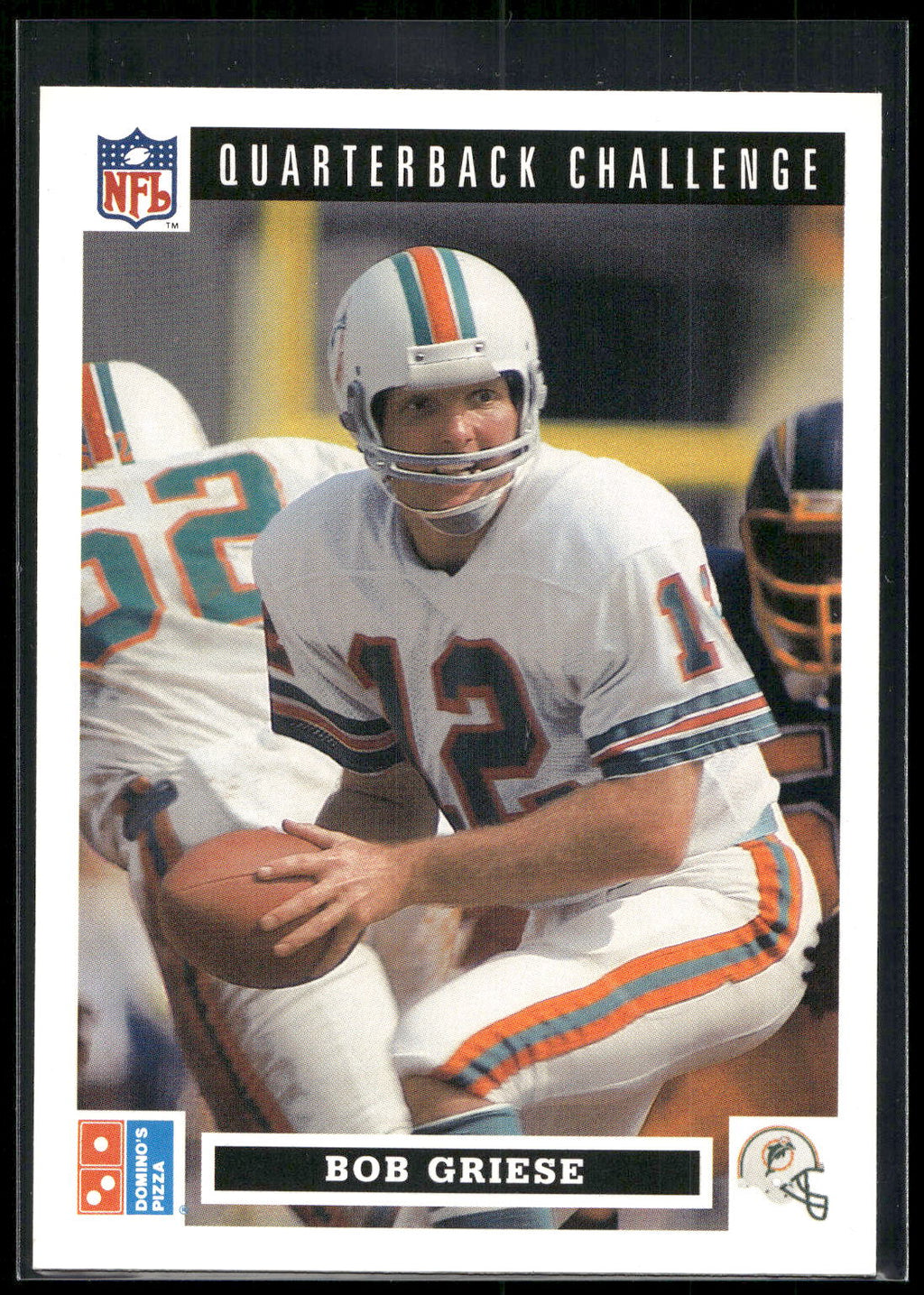 1991 Upper Deck Domino's The Quarterbacks #37 Bob Griese