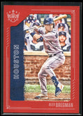 2021 Panini Diamond Kings #81 Alex Bregman Framed Red