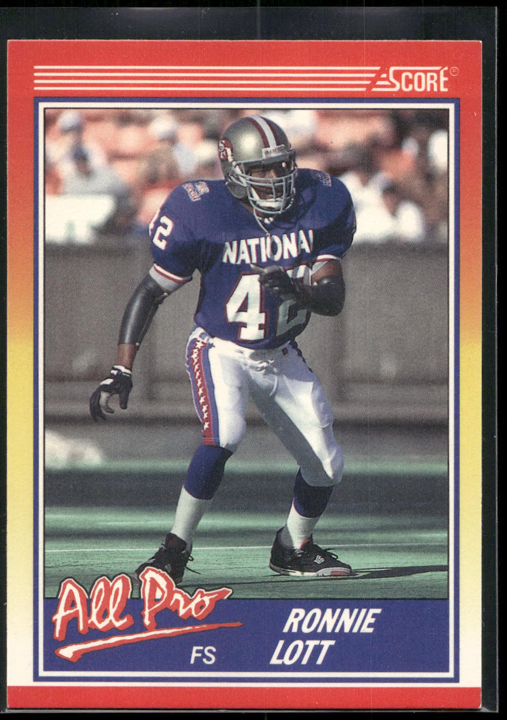 1990 Score #566 Ronnie Lott