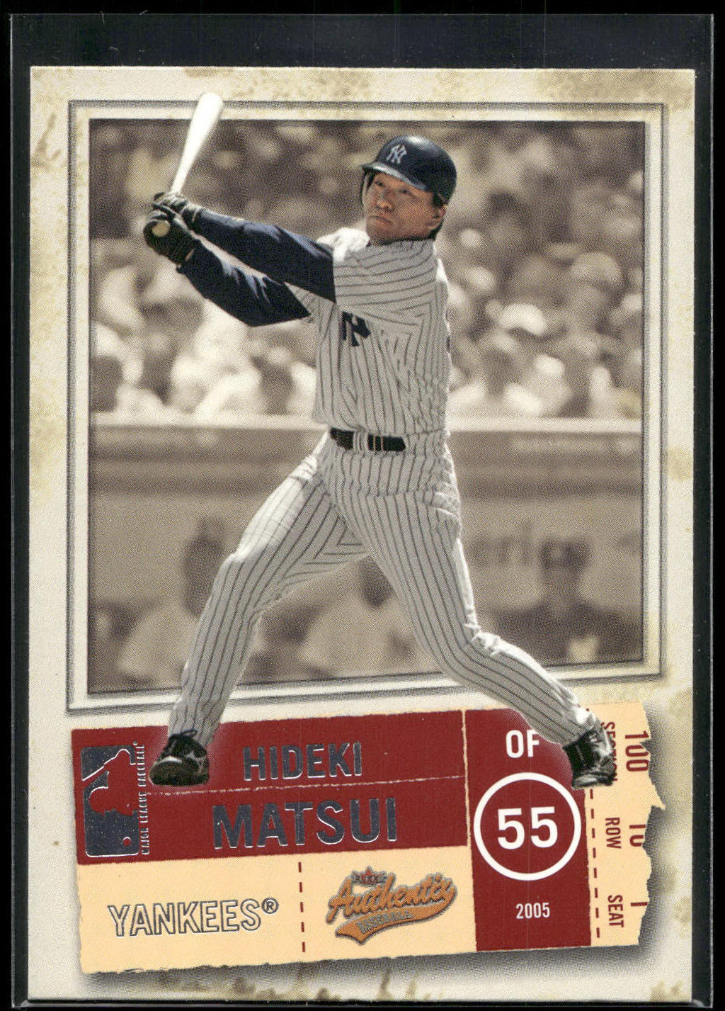 2005 Fleer Authentix #96 Hideki Matsui