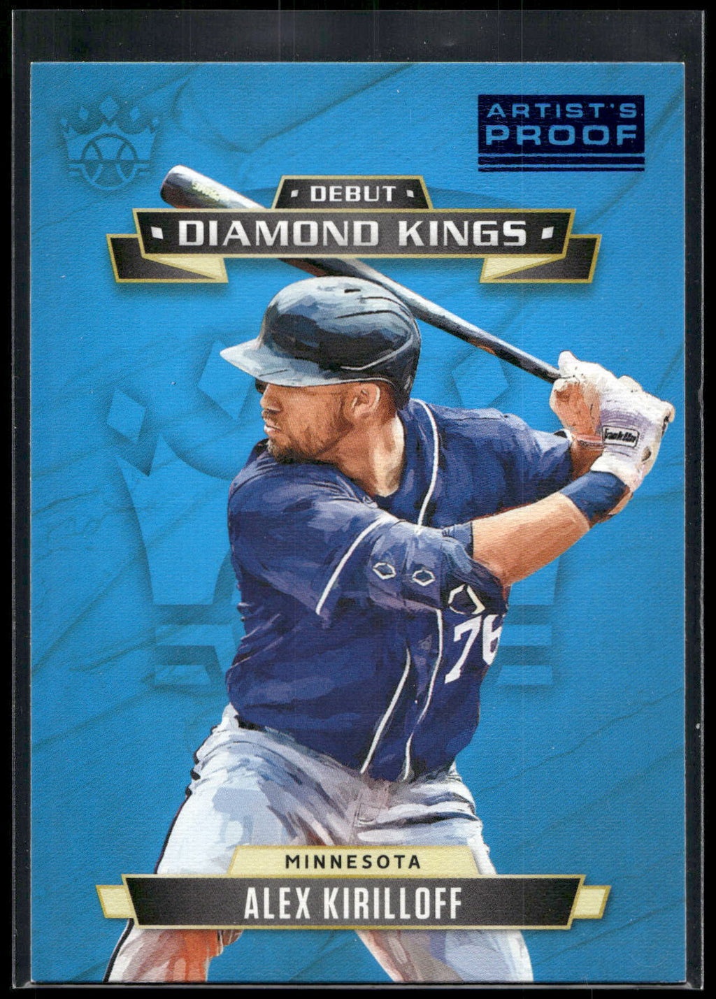 2021 Panini Diamond Kings #DDK-MT Alex Kirilloff Diamond Kings Artist Proof Blue