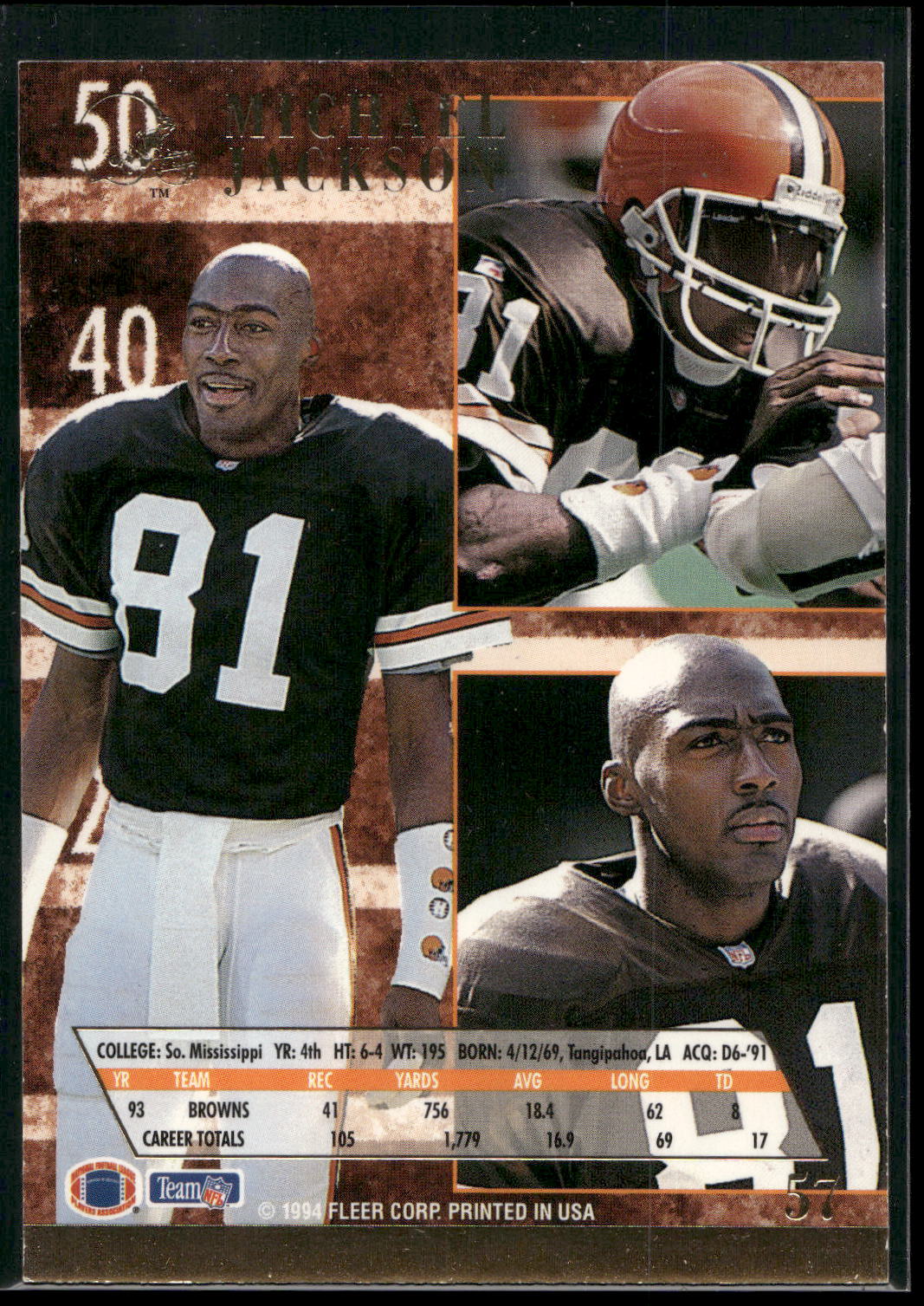 1994 Ultra #57 Michael Jackson