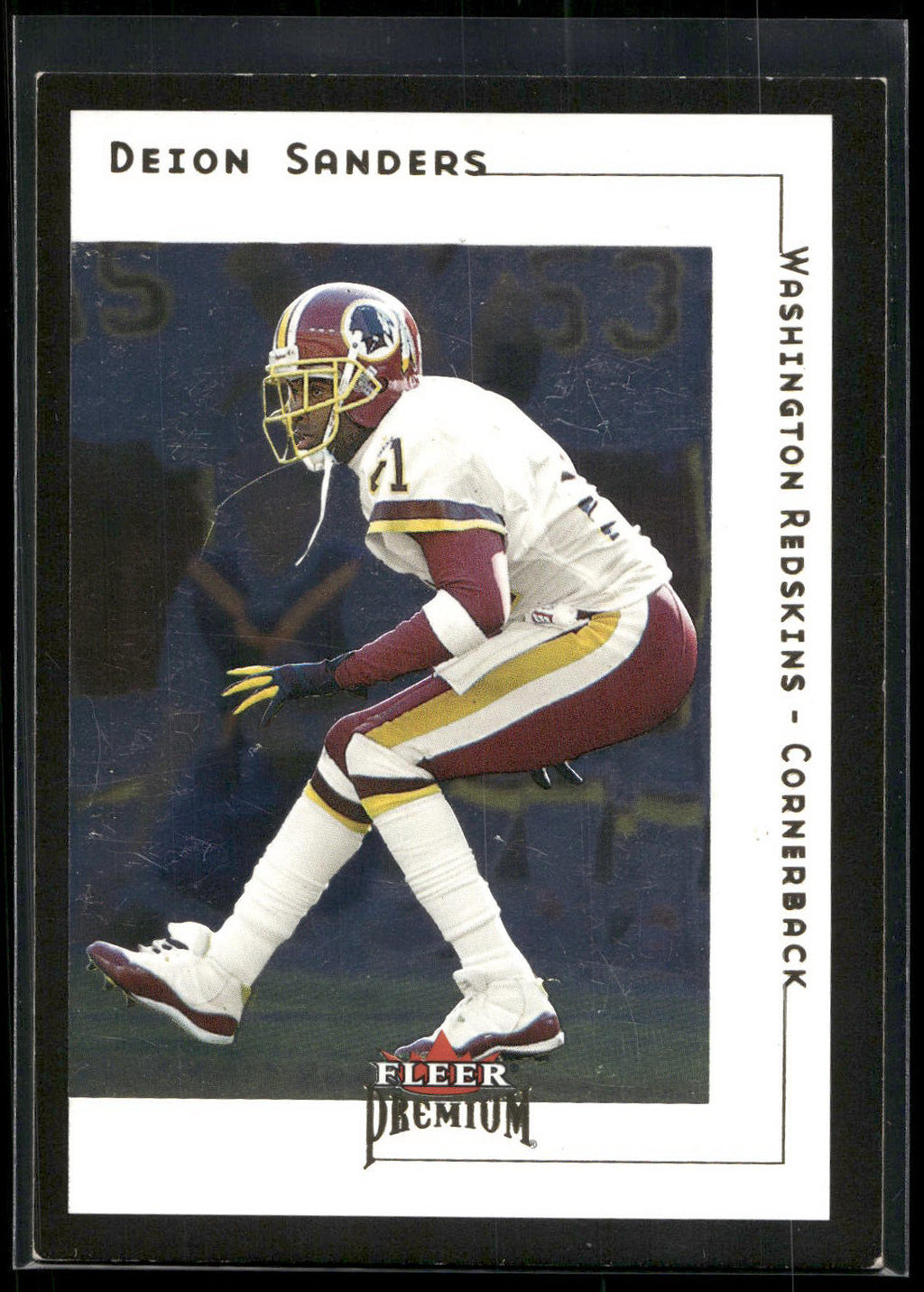 2001 Fleer Premium #122 Deion Sanders