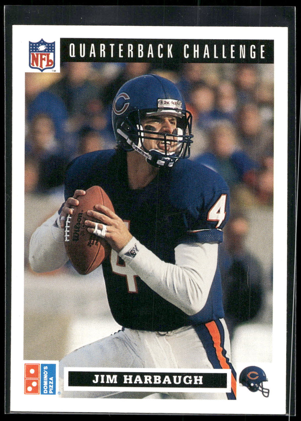 1991 Upper Deck Domino's The Quarterbacks #3 Jim Harbaugh