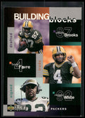 1997 Collector's Choice #375 Brooks / Brett Favre / White / Levens / Mayes