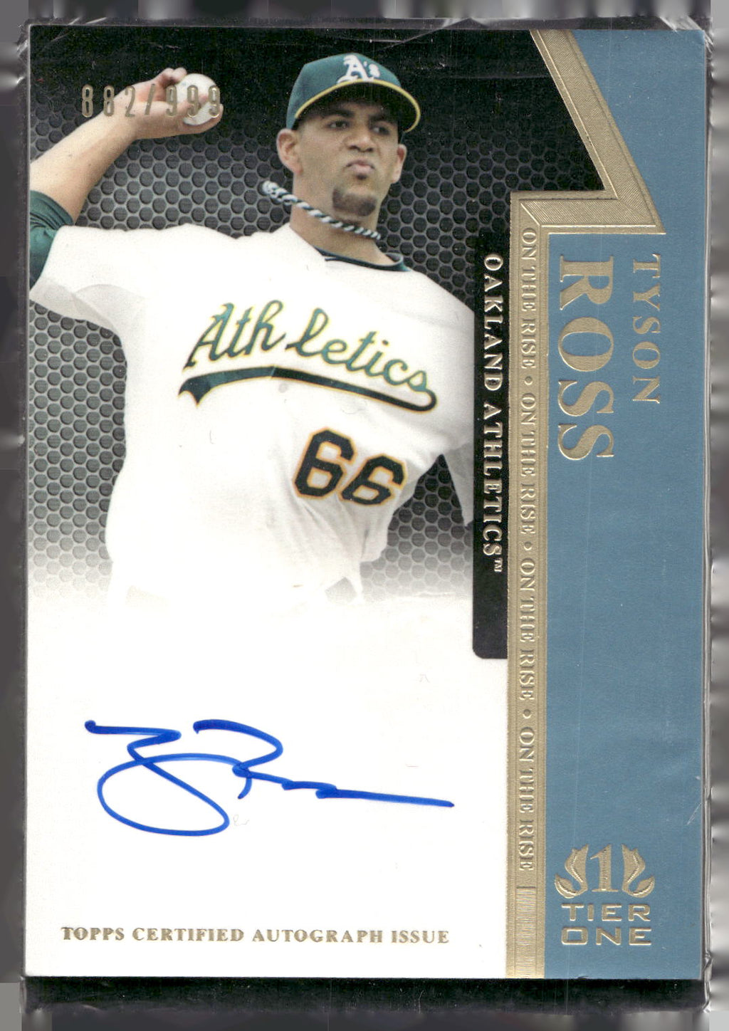 2011 Topps Tier One #OR-TR Tyson Ross On The Rise Autographs #/999