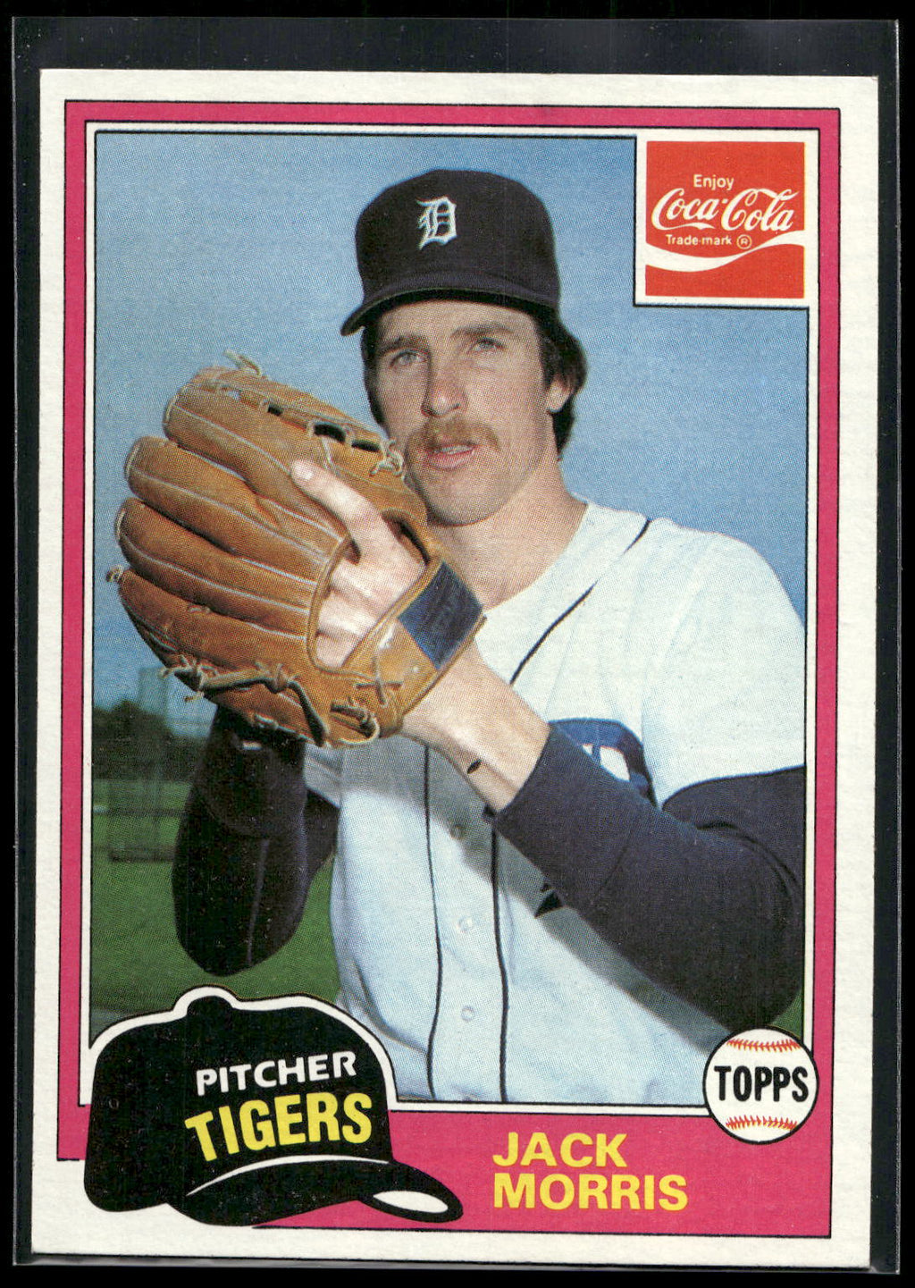 1981 Topps Coca-Cola Detroit Tigers #6 Jack Morris