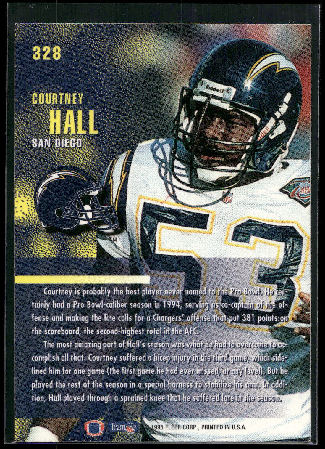 1995 Fleer #328 Courtney Hall