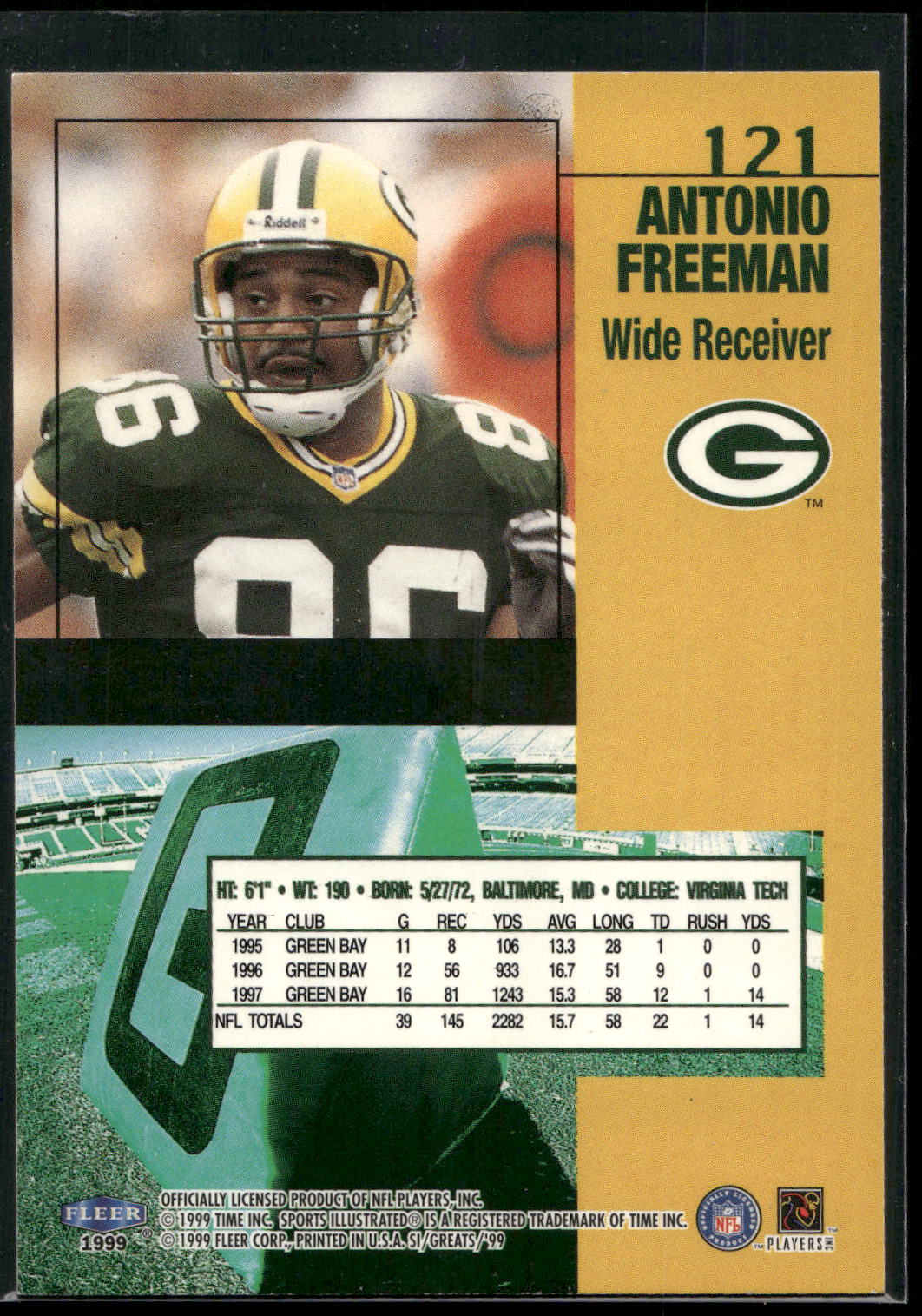 1999 Sports Illustrated #121 Antonio Freeman