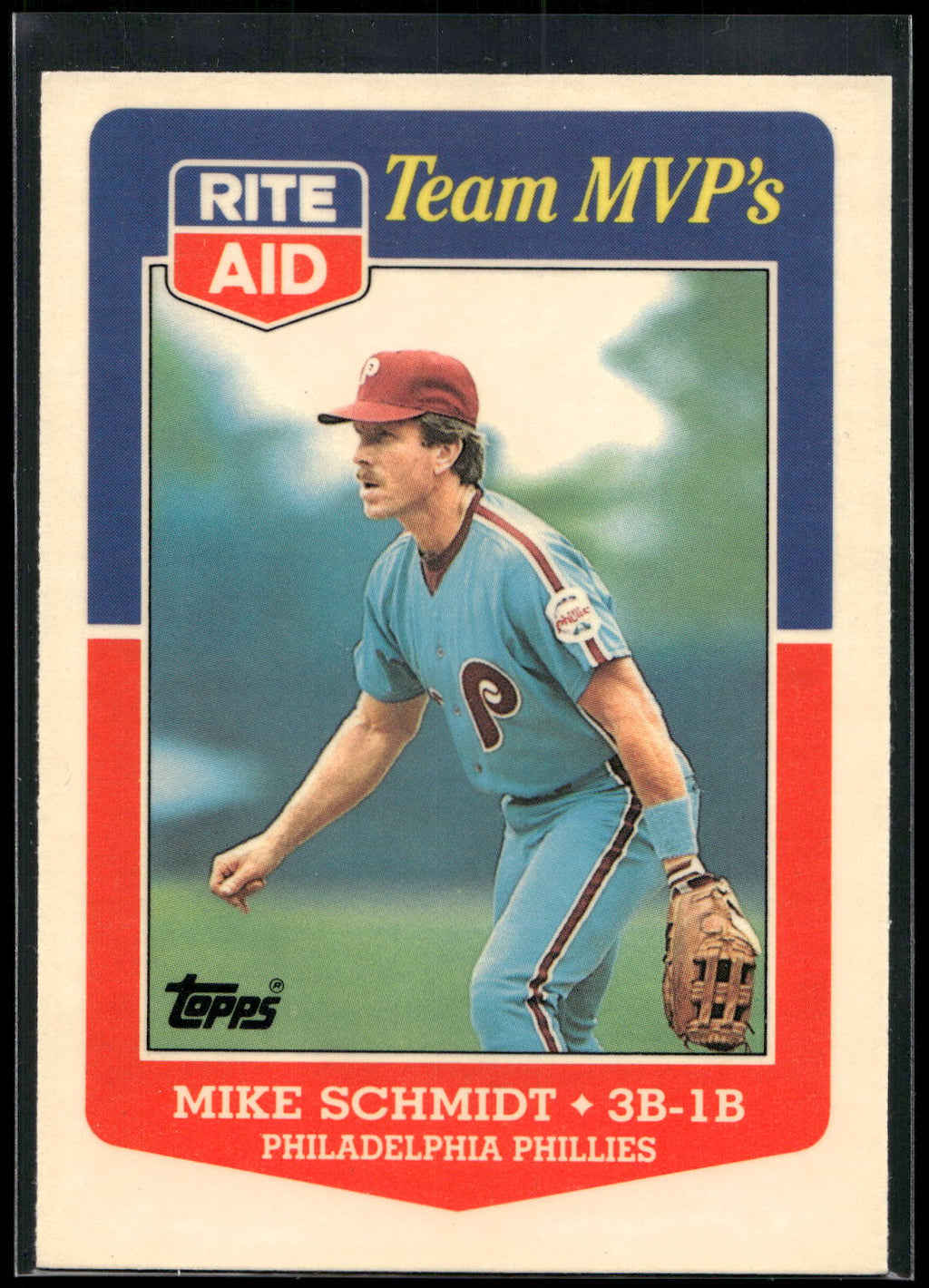 1988 Topps Rite-Aid Team MVP's #8 Mike Schmidt