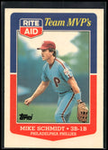 1988 Topps Rite-Aid Team MVP's #8 Mike Schmidt