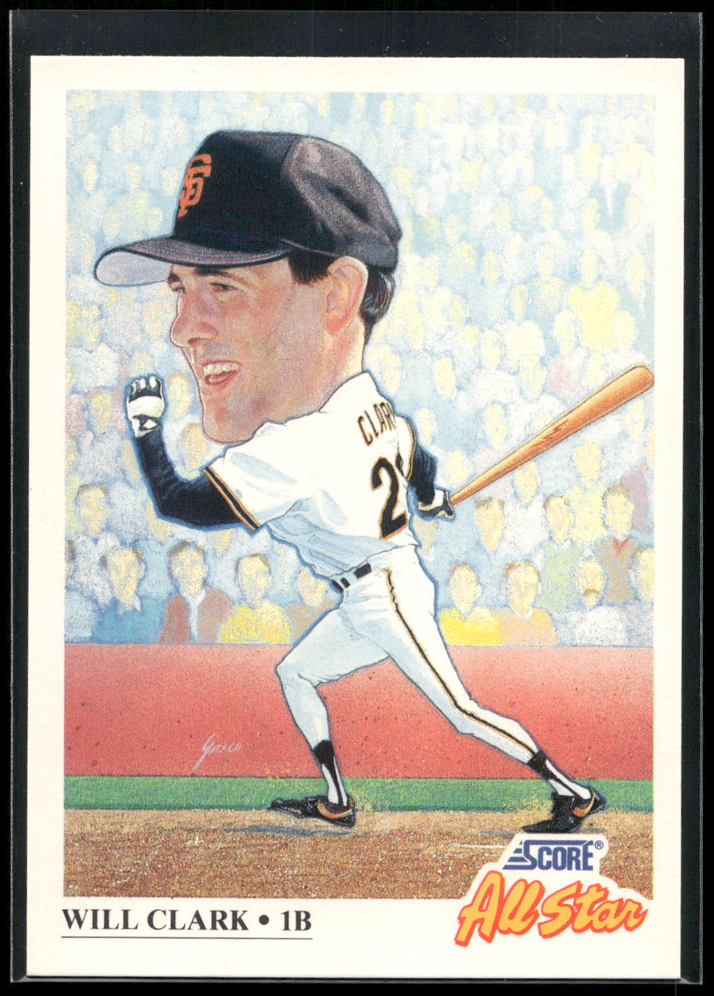 1991 Score #664 Will Clark