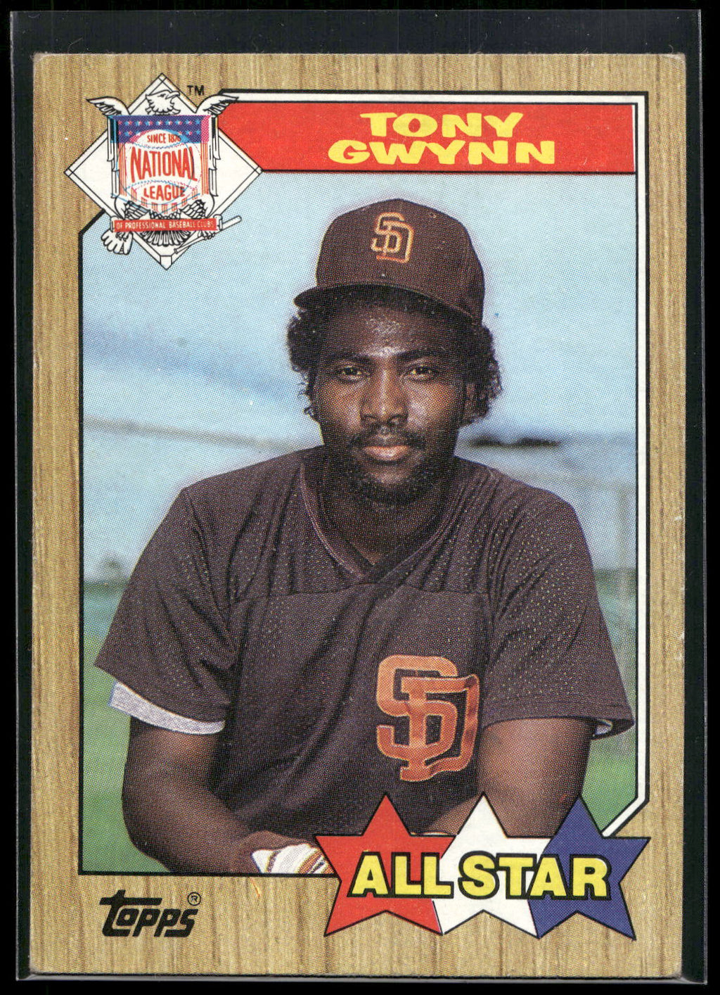 1987 Topps #599 Tony Gwynn