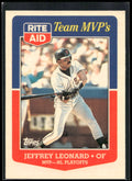 1988 Topps Rite-Aid Team MVP's #32 Jeffrey Leonard