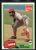 1981 Topps Coca-Cola Cincinnati Reds #4 Dan Driessen