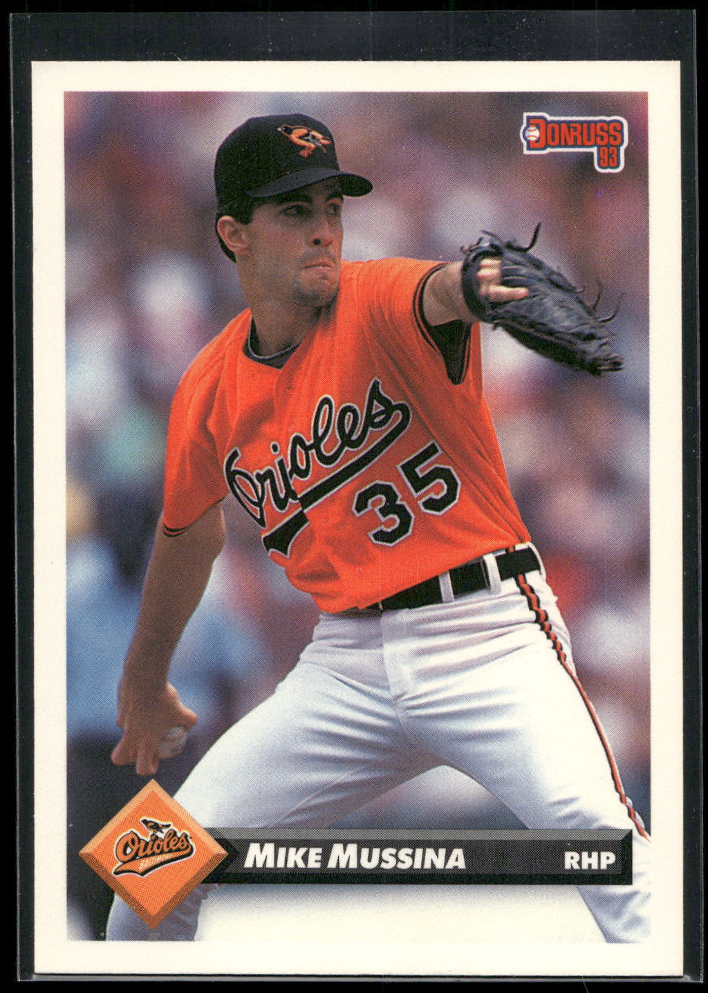 1993 Donruss #427 Mike Mussina