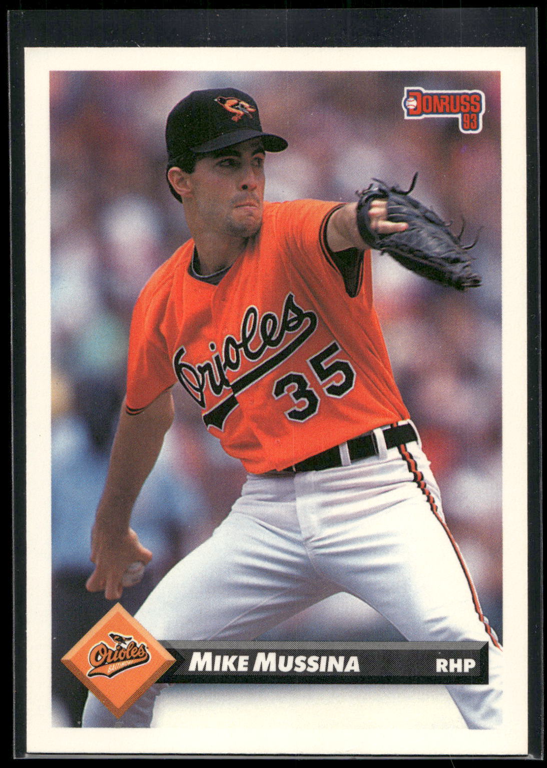 1993 Donruss #427 Mike Mussina