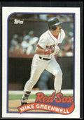 1989 Topps #630 Mike Greenwell