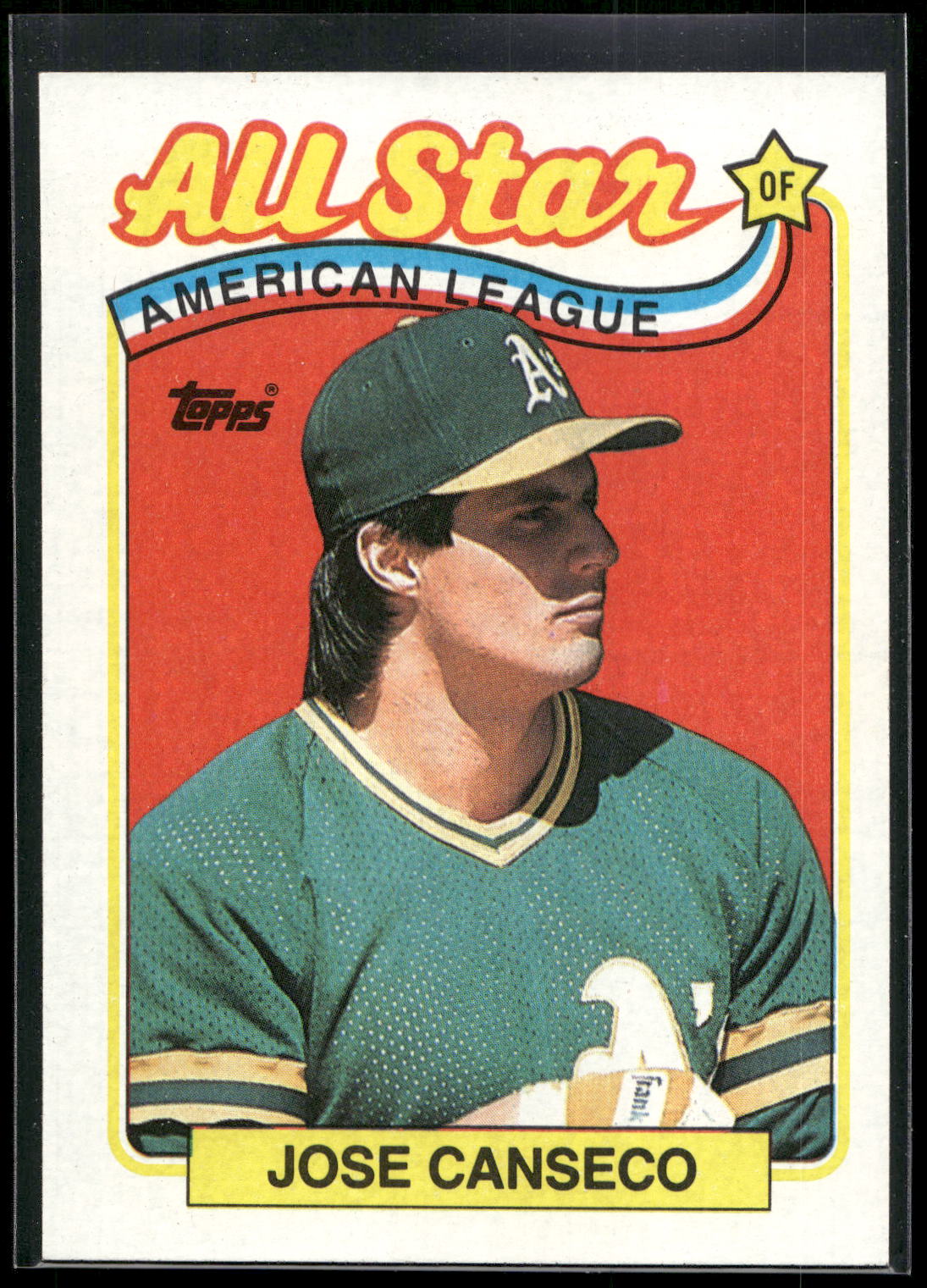 1989 Topps #401 Jose Canseco