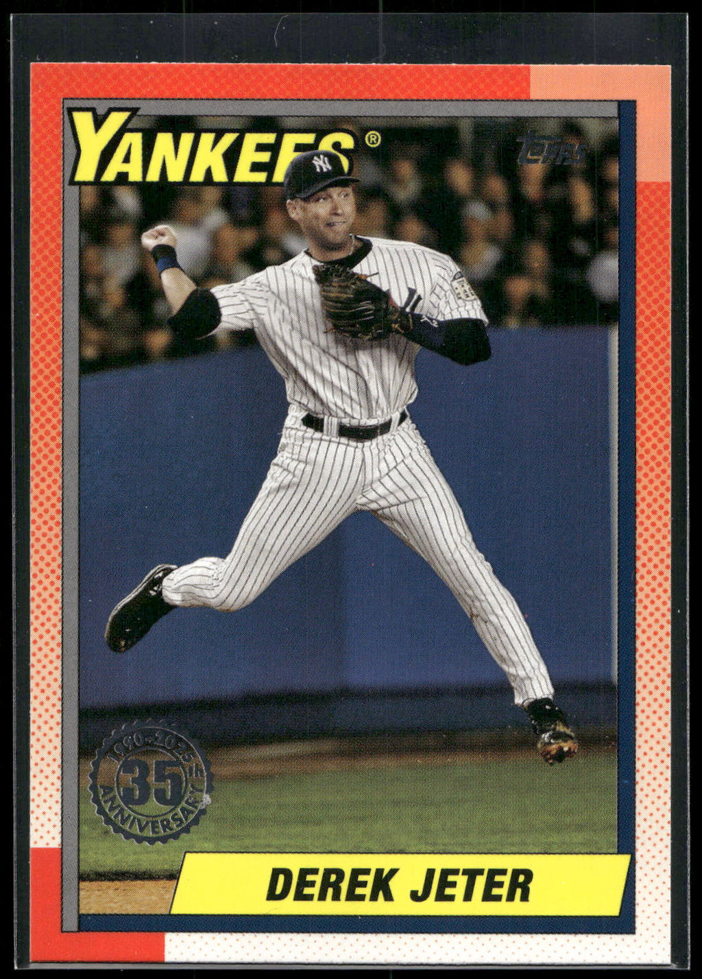 2025 Topps #T90-87 Derek Jeter 1990 Topps Baseball 35th Anniversary (Series One)