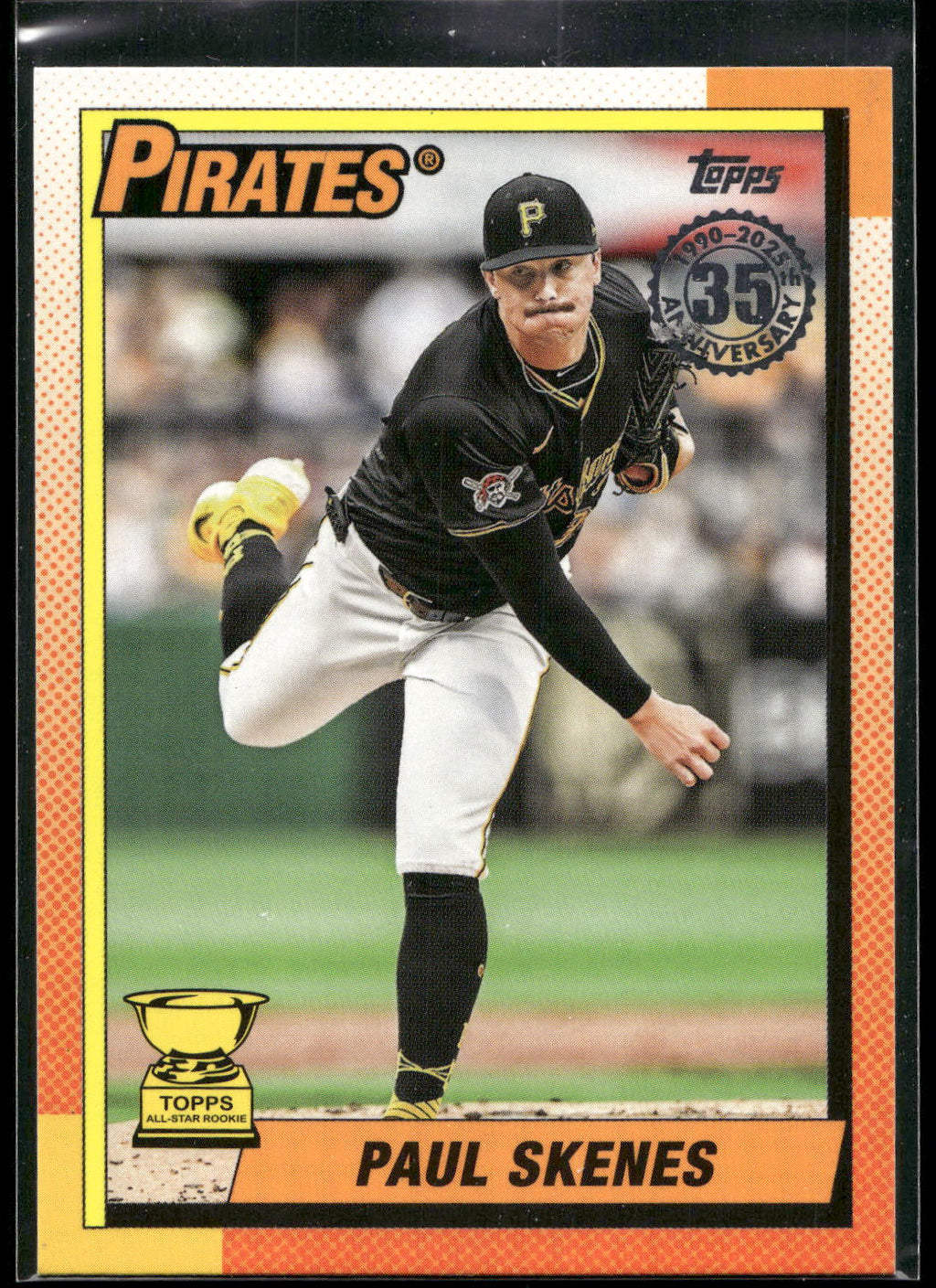 2025 Topps #T90-63 Paul Skenes 1990 Topps Baseball 35th Anniversary (Series One)