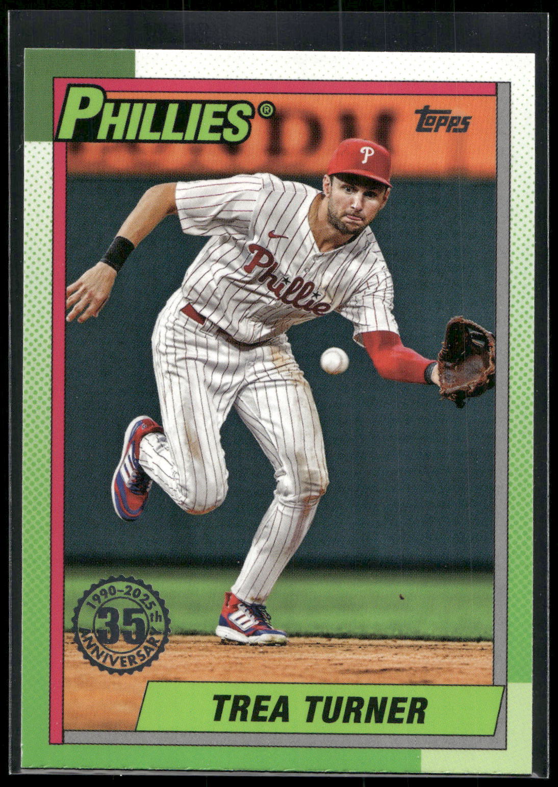 2025 Topps #T90-43 Trea Turner 1990 Topps Baseball 35th Anniversary (Series One)