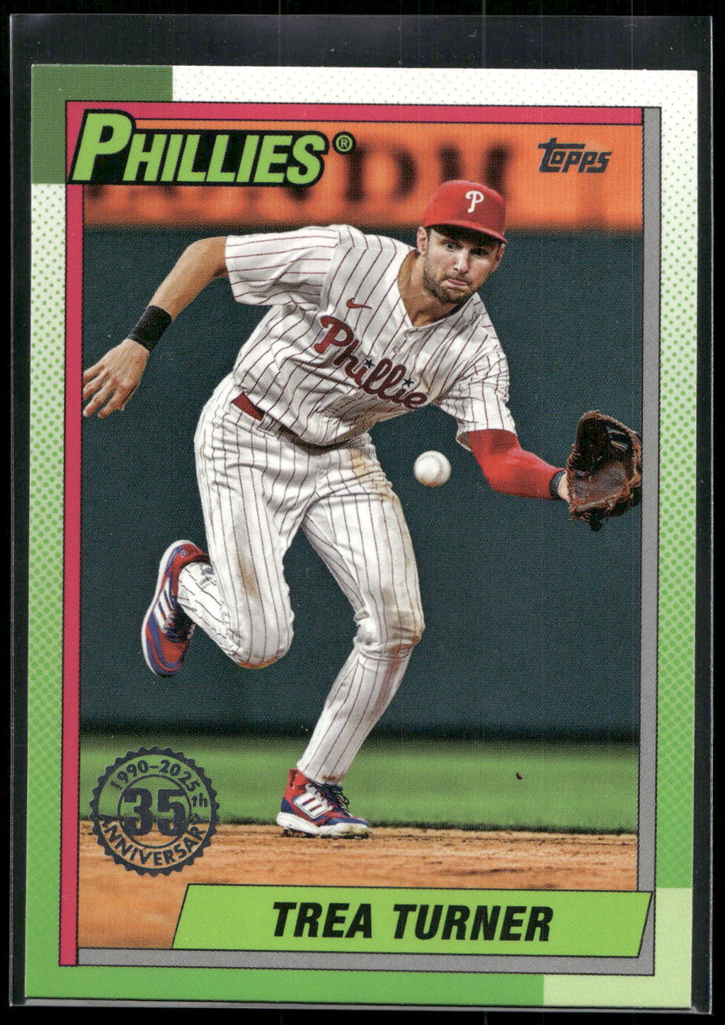 2025 Topps #T90-43 Trea Turner 1990 Topps Baseball 35th Anniversary (Series One)