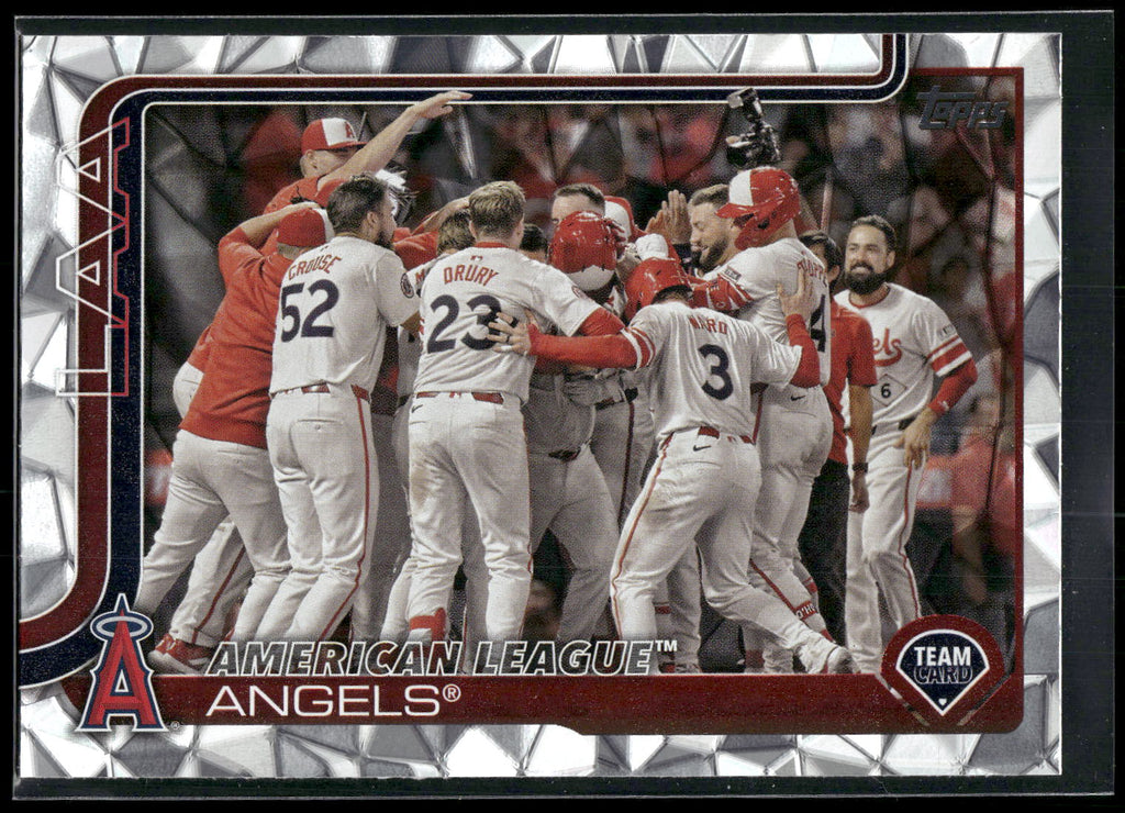 2025 Topps #85 Los Angeles Angels Diamante Foil