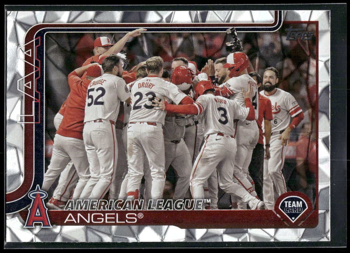 2025 Topps #85 Los Angeles Angels Diamante Foil