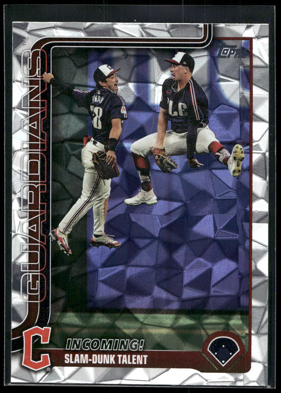 2025 Topps #26 Incoming! Slam-Dunk Talent Diamante Foil