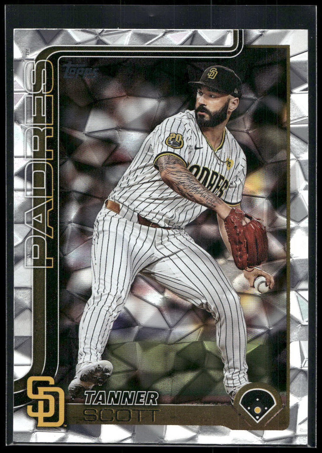 2025 Topps #162 Tanner Scott Diamante Foil