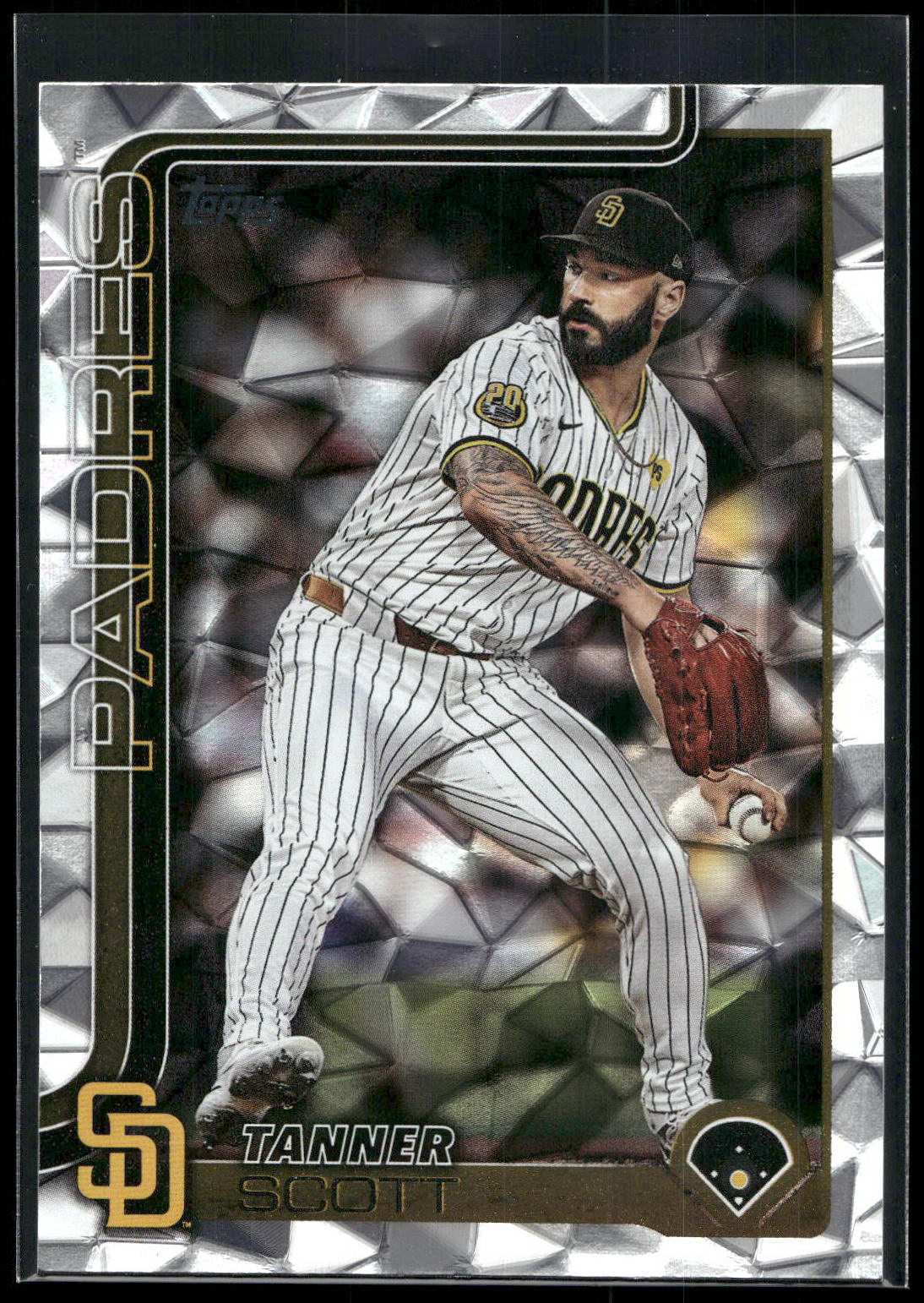 2025 Topps #162 Tanner Scott Diamante Foil