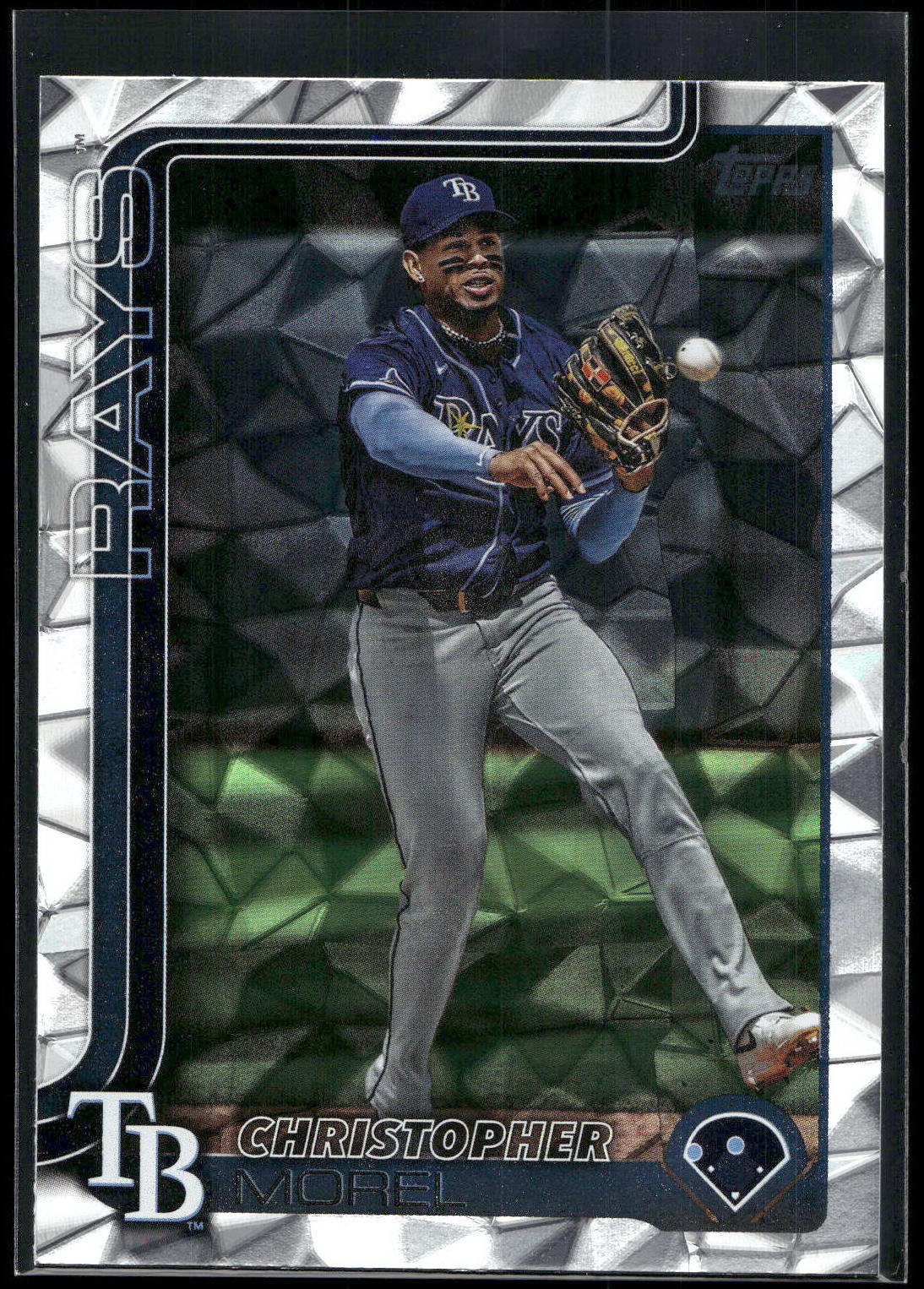 2025 Topps #236 Christopher Morel Diamante Foil