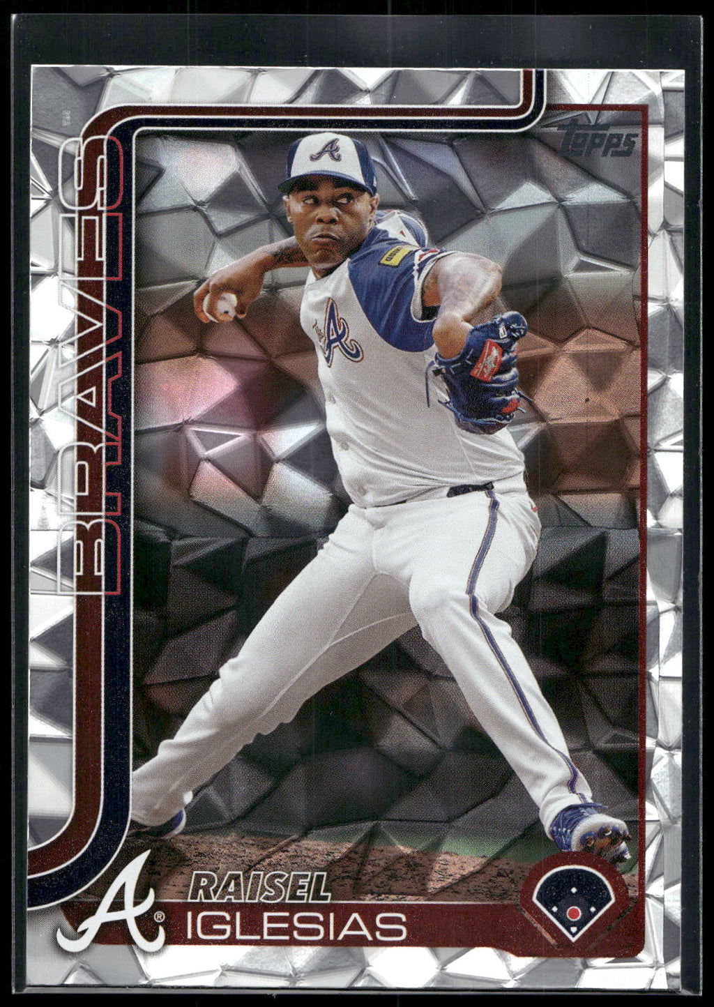 2025 Topps #304 Raisel Iglesias Diamante Foil