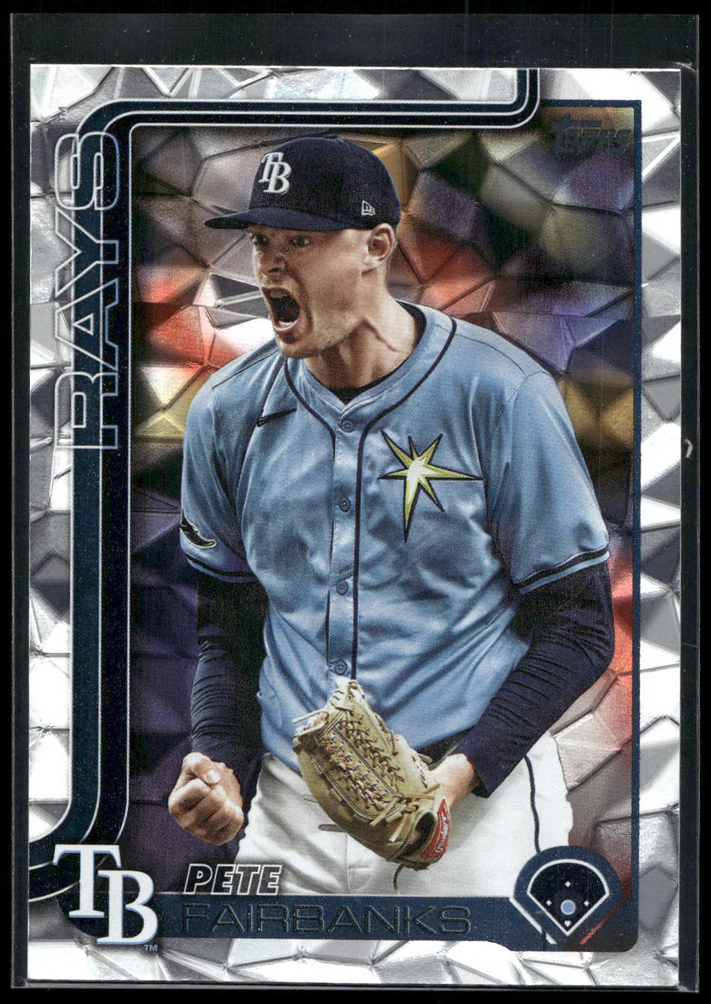 2025 Topps #198 Pete Fairbanks Diamante Foil