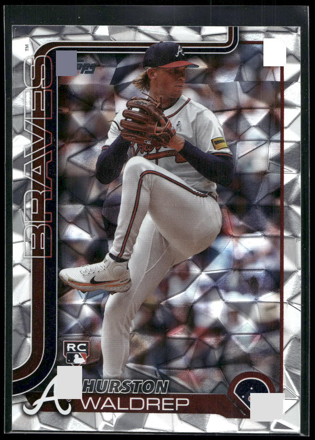2025 Topps #253 Hurston Waldrep Diamante Foil