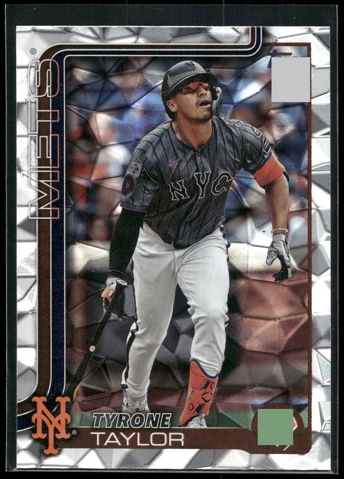 2025 Topps #225 Tyrone Taylor Diamante Foil