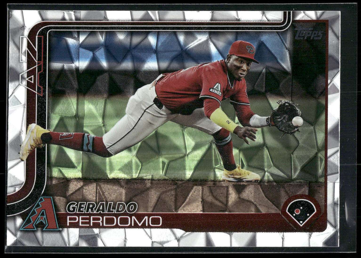 2025 Topps #228 Geraldo Perdomo Diamante Foil