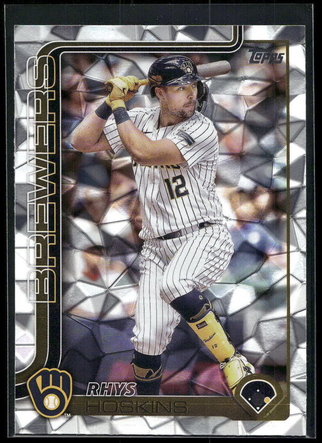 2025 Topps #93 Rhys Hoskins Diamante Foil