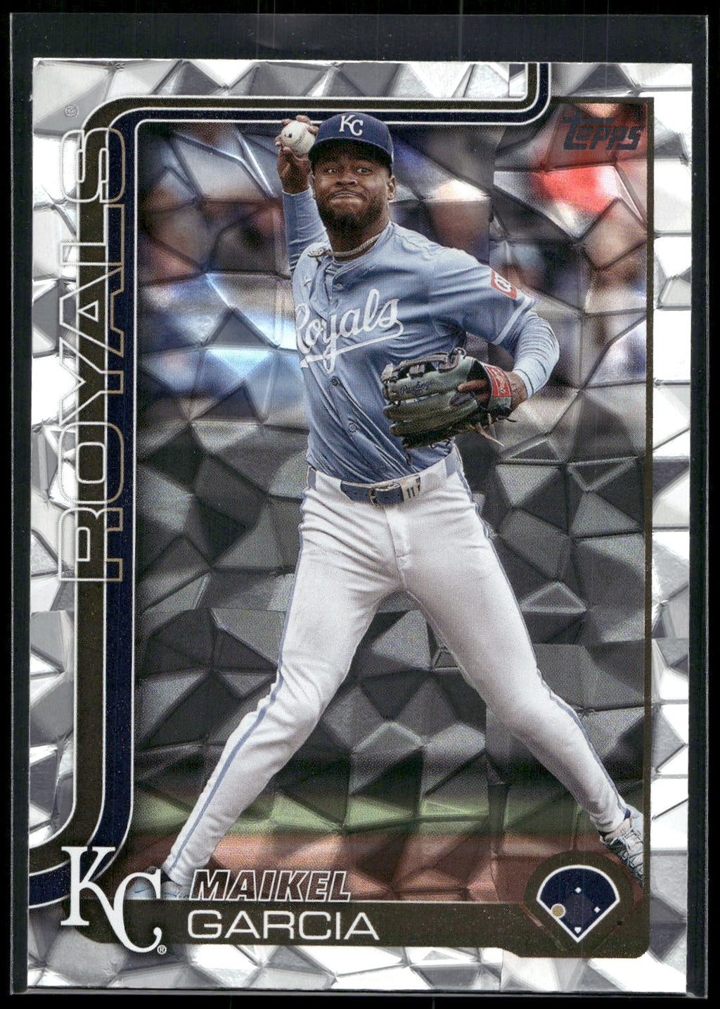 2025 Topps #135 Maikel Garcia Diamante Foil