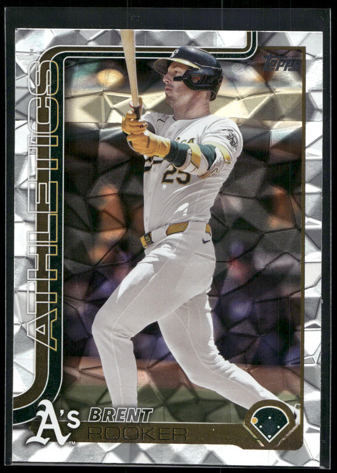 2025 Topps #129 Brent Rooker Diamante Foil