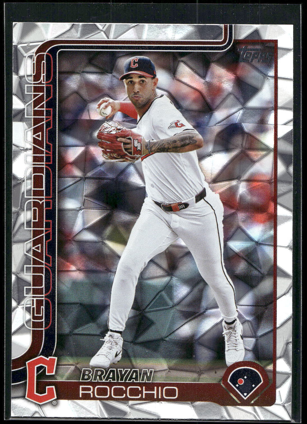 2025 Topps #194 Brayan Rocchio Diamante Foil