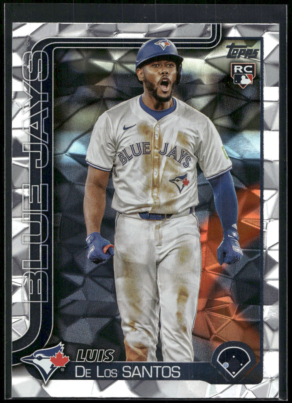 2025 Topps #13 Luis De Los Santos Diamante Foil