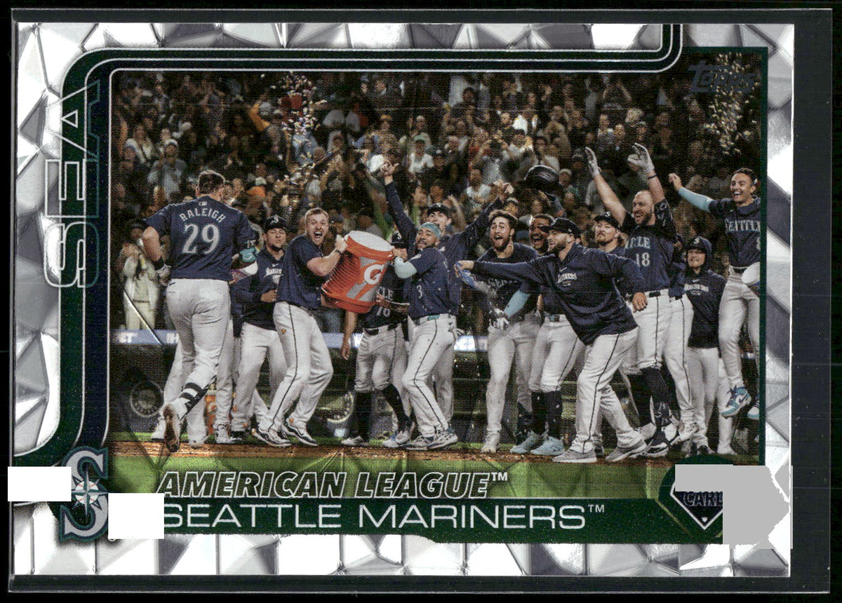 2025 Topps #96 Seattle Mariners Diamante Foil