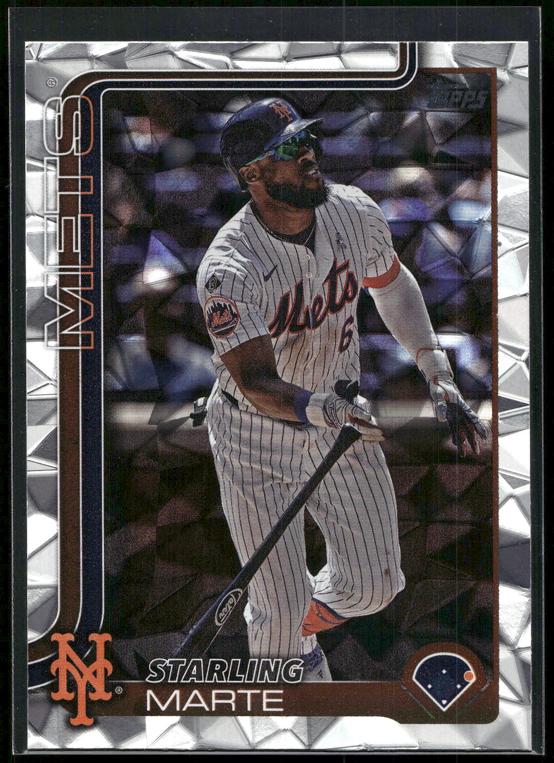 2025 Topps #173 Starling Marte Diamante Foil