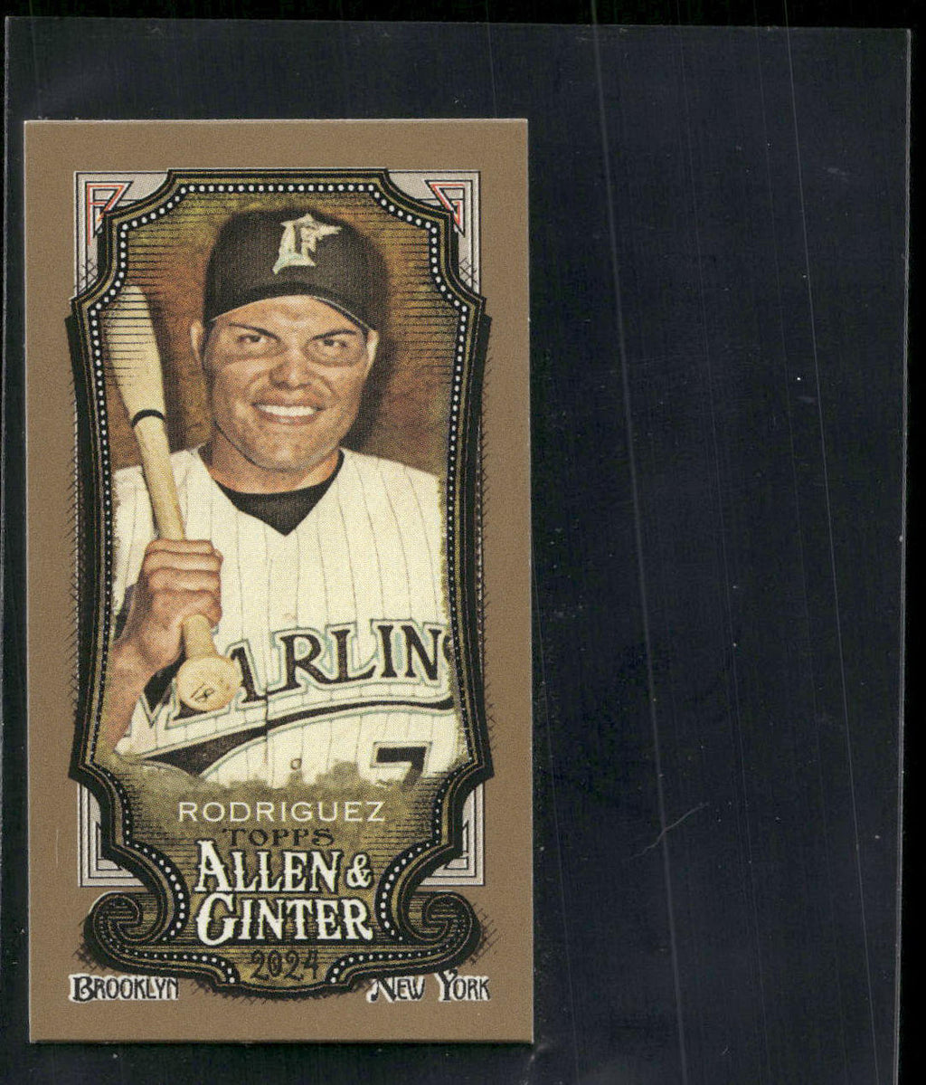 2024 Topps Allen & Ginter #234 Ivan Rodriguez Mini Gold Border