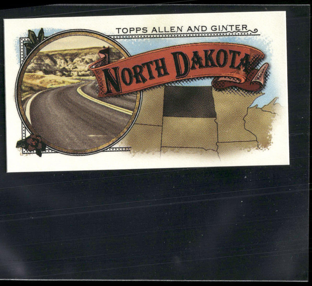 2024 Topps Allen & Ginter #50S-34 North Dakota Mini 50 States