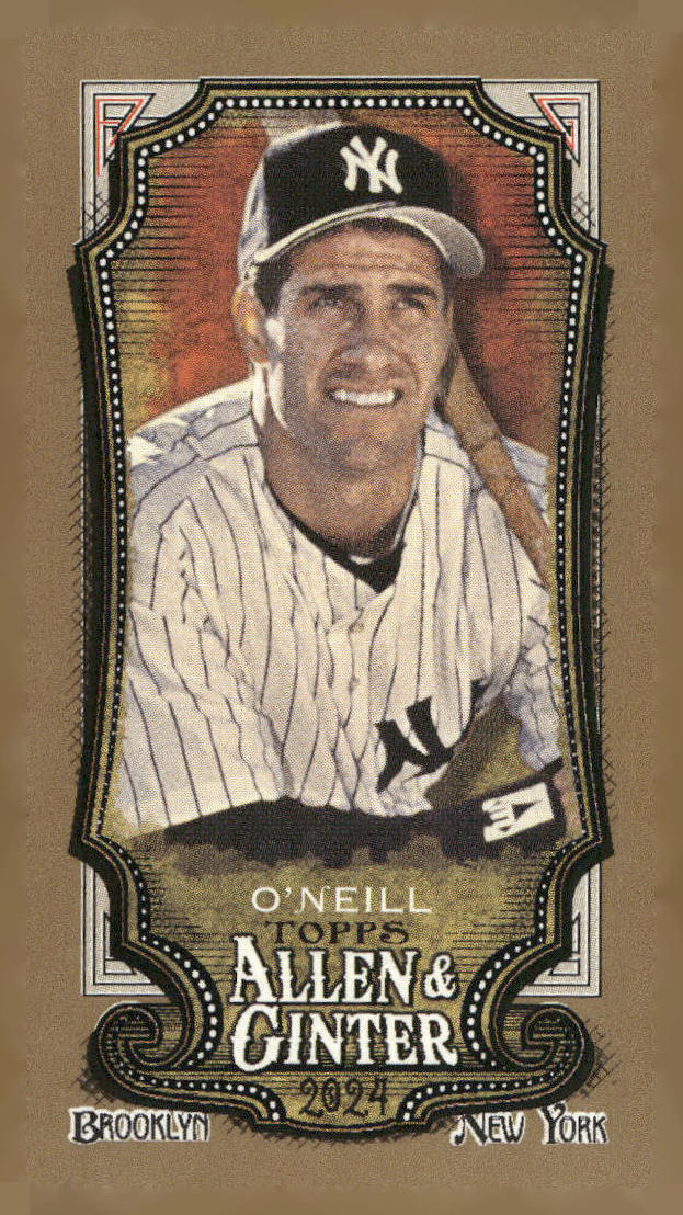 2024 Topps Allen & Ginter #337 Paul O'Neill Mini Gold Border