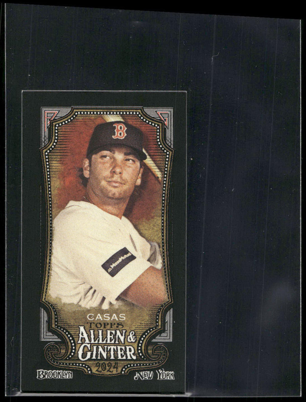 2024 Topps Allen & Ginter #64 Triston Casas Mini Black Border
